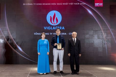 Viglacera được vinh danh Top 50 Công ty kinh doanh hiệu quả nhất Việt