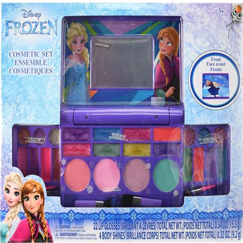 Disney Frozen Cosmetic Compact Set With Mirror Lip Glosses Body