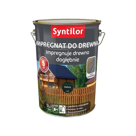 Impregnat Do Drewna 5 L Zielony SYNTILOR ERLI Pl