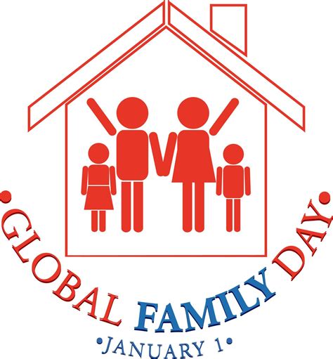 Global family day logo design 13763230 Vector Art at Vecteezy