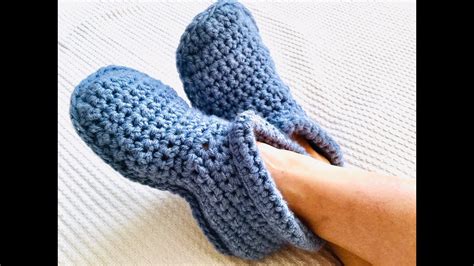 Pantuflas O Babuchas A Crochet Paso A Paso Youtube