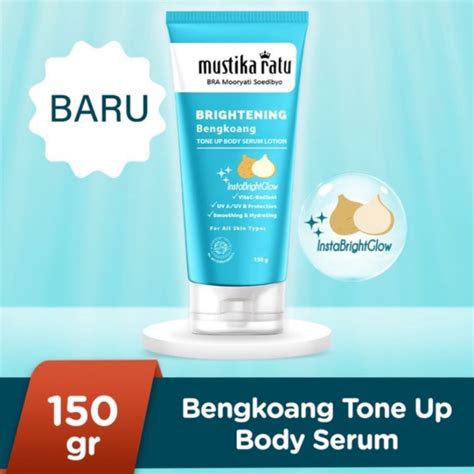 Jual MUSTIKA RATU Brightening Bengkoang Tone Up Body Serum Lotion