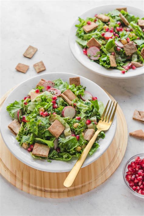 Fattoush Salad With Creamy Sumac Dressing From My Bowl