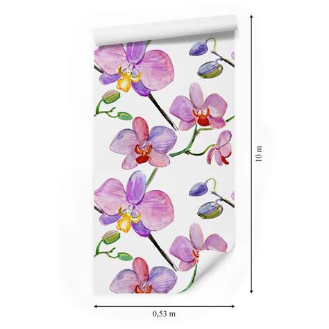 Tapeta Do Salonu Orchidee Storczyki Kwiaty Rośliny TapetyOnline pl