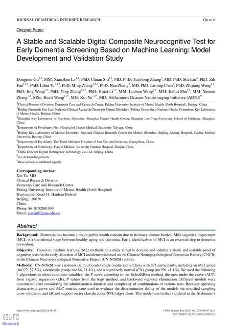 Pdf A Stable And Scalable Digital Composite Neurocognitive Test For