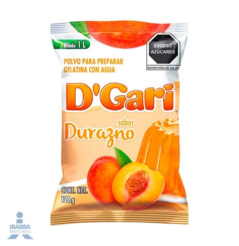 Gelatina D Gari Durazno G Ibarra Mayoreo