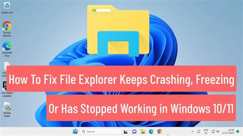 How To Fix File Explorer Keeps Crashing Freezing Or Has Stopped Working In Windows 1011 Fixed