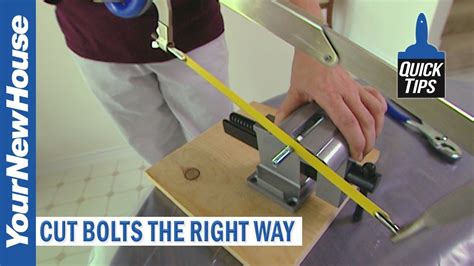 How To Cut Bolts The Right Way Youtube