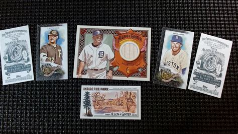 Book Card Recap Dawson Sandberg Ginter Allen Ginter Hobby