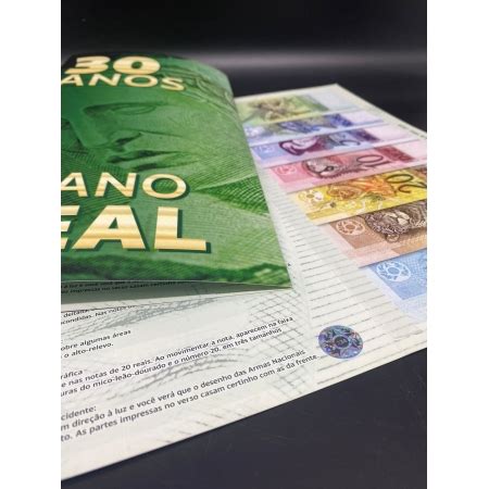 10 folders Folder 30 Anos do Plano Real 1994 2024 sem cédulas