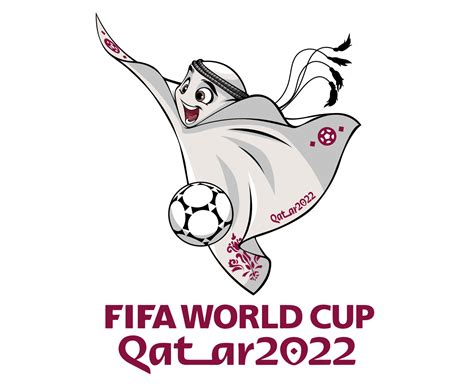 Mascot Fifa World Cup Qatar 2022 official Logo And Ballon Symbol Design ...