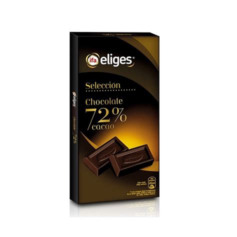 Pack 20 uds Ifa Eliges Selección Chocolate Negro 72 Cacao 125 gr