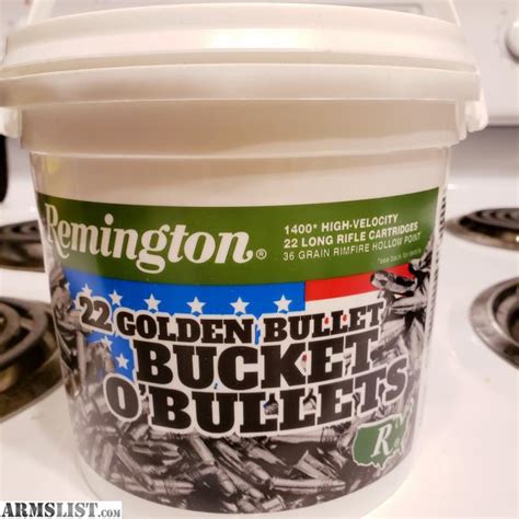 Armslist For Sale Unbeatable Price 1400 Rounds 22lr Remington Golden Bullet Bucket