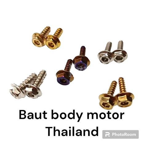 Jual BAUT BODY HONDA PROBOLT CHROMP SEMUA JENIS MOTOR HONDA Shopee