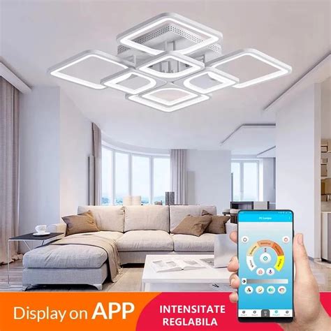 Lustra Led Cu Telecomanda Wifi G Cu Functii Lumina Rece Calda