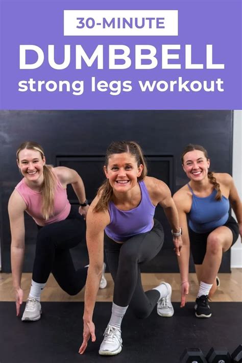 Minute Strong Legs Workout Video Nourish Move Love In