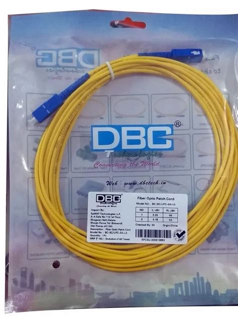 Dbc Patch Cord At Rs 55 Jaipur Id 26443648862