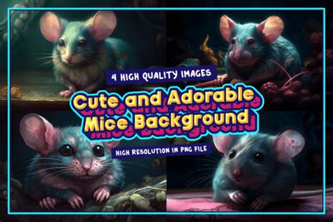 Cute And Adorable Mice Graphic By Dpnvisualle · Creative Fabrica