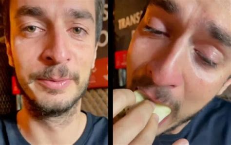 Alemán se hace viral por comer tacos en México y llorar de alegría