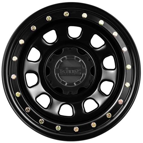 King Wheels D Locker Black Steel Wheels 17x8 61397 30p