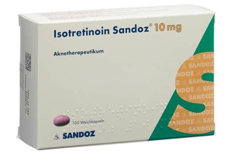 Isotretinoin Sandoz Weichkaps Mg Stk Auf Rezept Coop Vitality