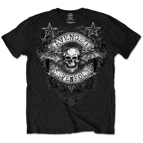 Avenged Sevenfold Stars Flourish Rock Metal Official Tee T Shirt Mens Unisex Etsy