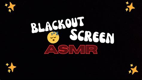 Black Screen Asmr Perfect For Studying And Falling Asleep Fast