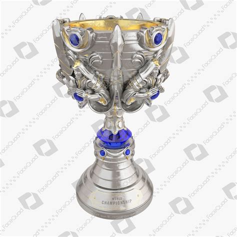 League Of Legends Summoners Cup Trophy 3d Model 3d Model Cgtrader