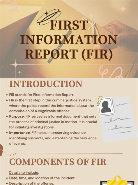 First Information Report Fir Pdf