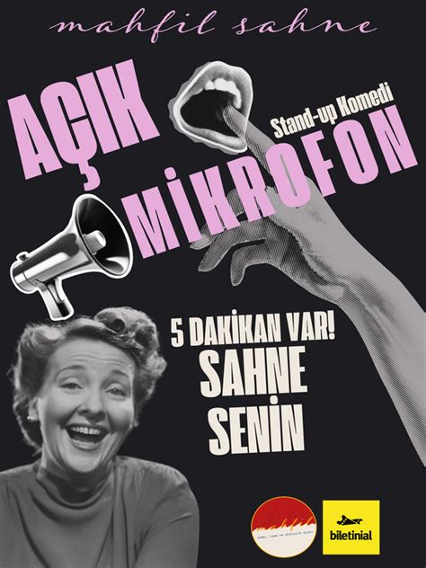 Açık Mikrofon Stand Up Komedi Gösterisi Biletleri biletinial