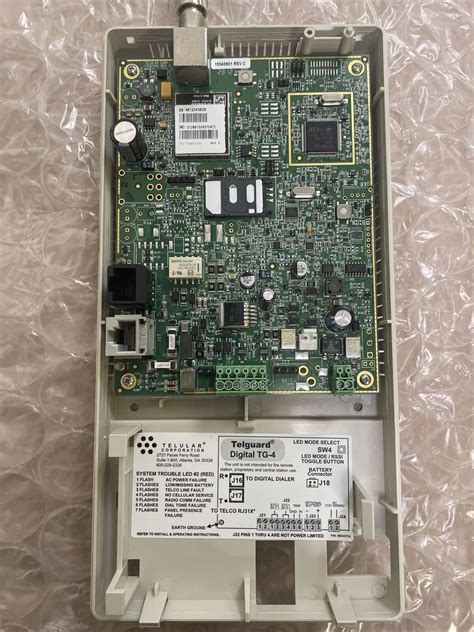 TELGUARD DIGITAL TG-4 / 35ZG Primary and Backup Cellular Alarm ...