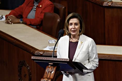 Nancy Pelosi Says Shell Step Down As Leader Of House Democrats