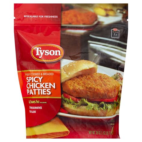 Tyson Southern Fried Chicken Patties 26 Oz Shipt