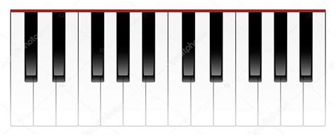 Claves De Piano 2 Octavas Stock Vector By ©brunoil 10524476