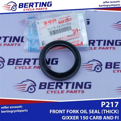 Sgp Fork Oil Seal And Dust Seal Thick Suzuki Gixxer