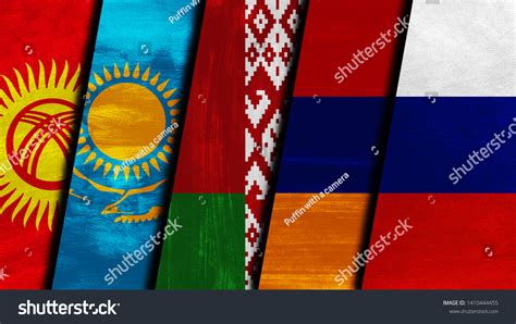 Eurasian economic union flag Images, Stock Photos & Vectors | Shutterstock