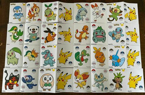 COMPLETE 2021 Mcdonalds Pokemon 25th Anniversary Set of 32 Large ...