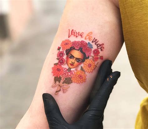 Frida Kahlo Tattoo By Andrea Morales Photo 25308