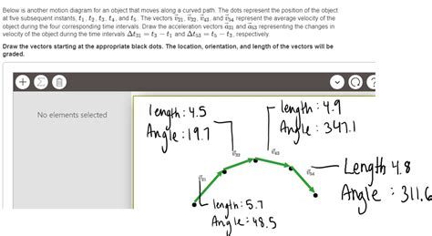 Below Is Another Motion Diagram For An Object That Moves Along Curved