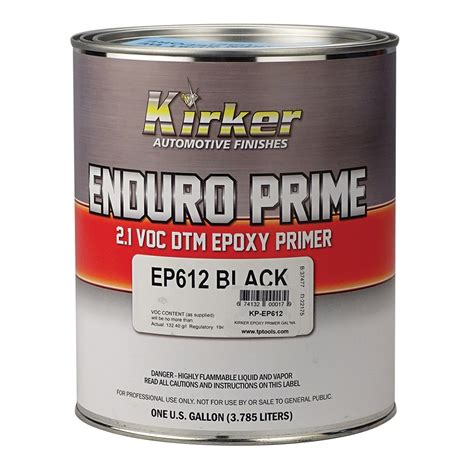 Kirker 21 Voc Enduro Prime Epoxy Primer 2k Dtm Black Gal Tp Tools And Equipment