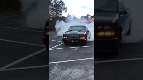 The Hustler Doing A Smoky Burnout Youtube