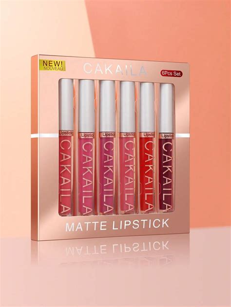 Matte Lip Gloss Set 6pcs Long Lasting Wear Waterproof Liquid Lipstick