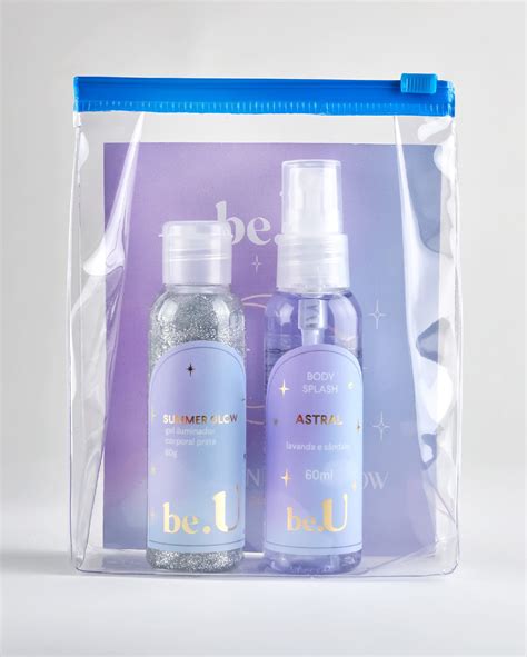 Riachuelo Kit Body Splash Poema Gel Desodorante Astral 60ml Prata