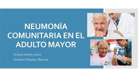 Neumon A Comunitaria En El Adulto Mayor Salud Neumon A Udocz