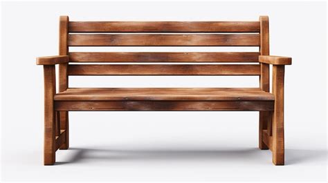 Premium Ai Image Creative Wooden Bench Isolated On Transparent Background