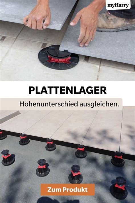 Plattenlager Verlege Deine Terrassenplatten Auf Stelzlager Von Myharry