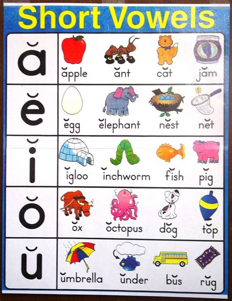 Short Vowel Letters