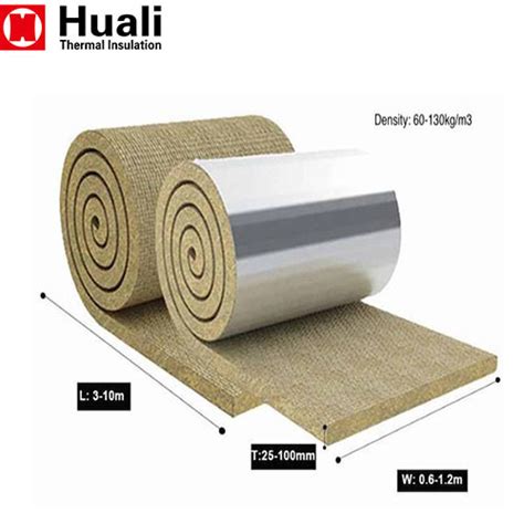 Insulation Materials Rockwool Blanket With Wire Mesh China Rockwool