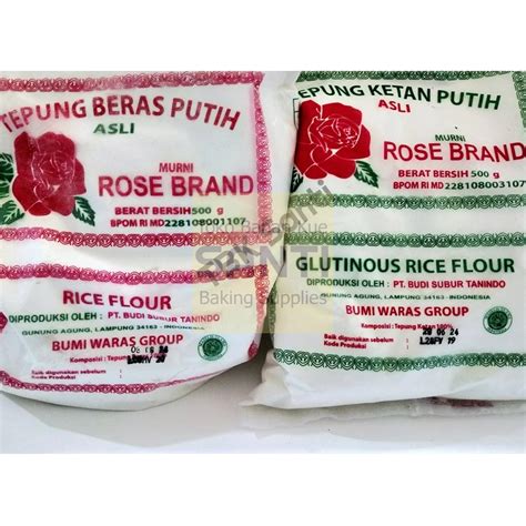 Jual Rose Brand Tepung Beras Putih Tepung Ketan Putih Rice Flour