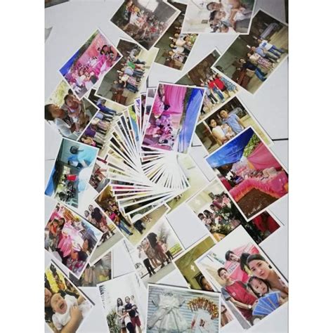 Photo printing(cute size,2r,3r,4r,5r,6r,8r,a4) | Shopee Philippines